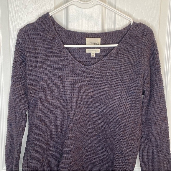 Aritzia Wilfred Free Wolter Sweater in Wine XS - Picture 4 of 11